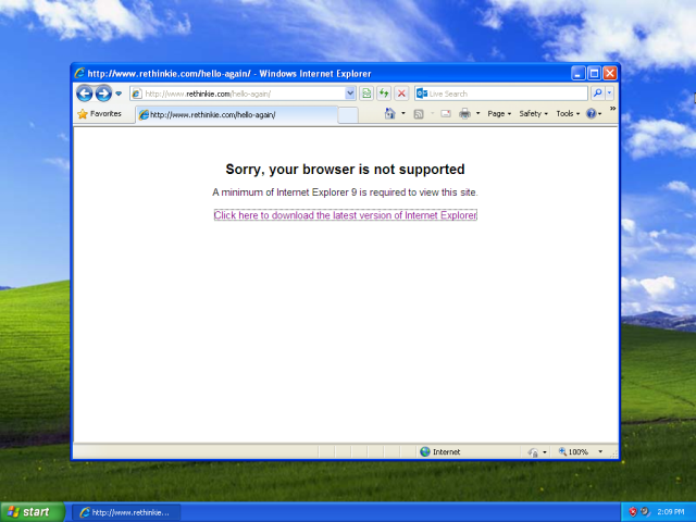 how to download latest internet explorer for windows xp